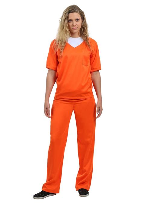 Womens Orange Prisoner Costume Prisoner Costume Orange Prisoner
