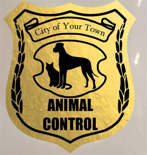 Animal Control Officer Animal Control Badge Aco T Gold