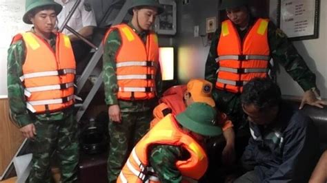 two drifting survivors rescued after cargo ship sinks off vietnam