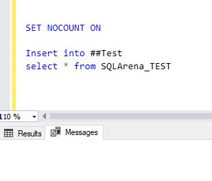 How To Hide Rows Affected Message In SQL Server SET NOCOUNT SQLArena