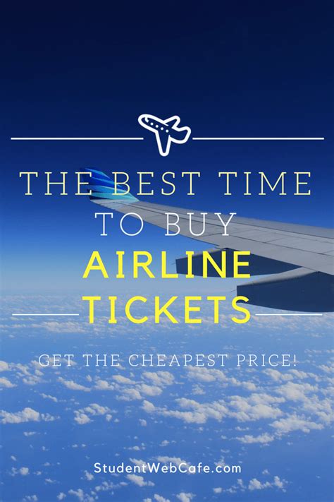 This Is The Best Time To Buy Airline Tickets To Save Your Money Buy