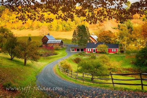 The Sleepy Hollow Farm In Pomfret Vermont Taken 13 October 2016 By Jeff