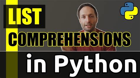 Python List Comprehensions Tutorial