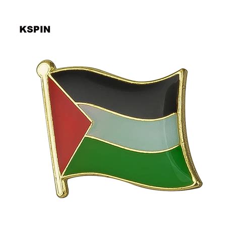 Palestine Flag Lapel Pin Badge Pin 300pcs A Lot Brooch Icons In Badges