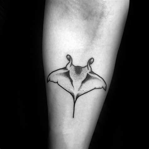 50 Manta Ray Tattoo Designs For Men Oceanic Ink Ideas
