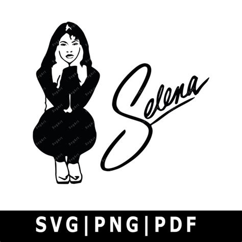 Selena Quintanilla SVG PNG PDF Cricut Silhouette Cricut | Etsy