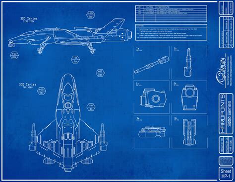 High Quality Ship Blueprints Any One Got More Like This Starcitizen