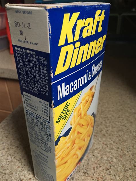 This Unopened Box Of Kraft Dinner Thats Older Than I Am