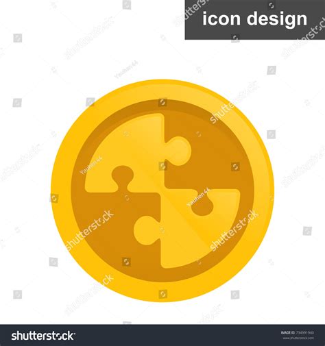 Crypto Money Coin Icon Stock Vector 734991940 - Shutterstock