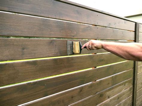 Tips For Staining A Fence Staining Wood Fence Cedar Fence Stain