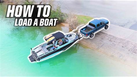 How To Load Boat On Trailer Youtube