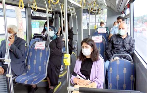 Toplu taşımada maske zorunluluğu kalktı Tr724