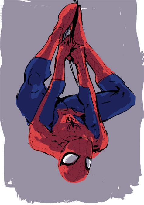 Have Some Upside Down Spidey Spiderman Sketches Spiderman Drawing Spiderman Artwork