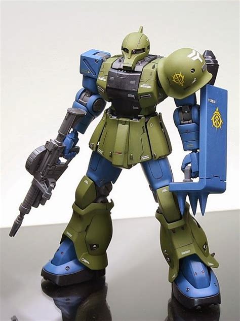 Hguc 1144 Ms 05b Zaku I Detailed Gundam Toys Gundam Art Japanese