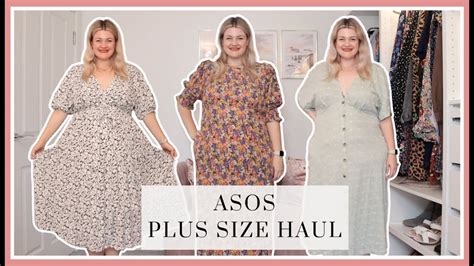 Huge Asos Plus Size Clothing Haul Uk Size 22 All Of The Dresses
