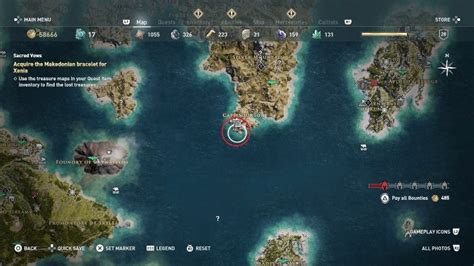 Ac Odyssey Treasure Hunting For Xenia Side Quests Walkthrough