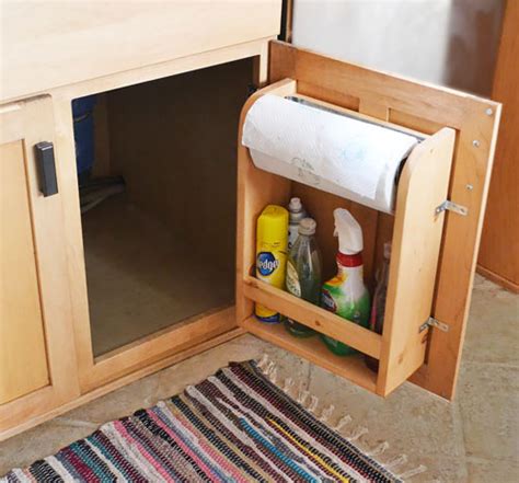 Just mix together baking soda and vegetable oil and your cabinets will wipe clean with ease. How to Make Kitchen Cabinet Door Organizer - DIY & Crafts ...
