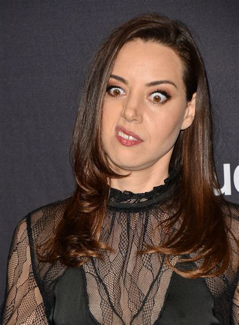 Aubrey Plaza At Parks And Recreation 10th Anniversary Reunion