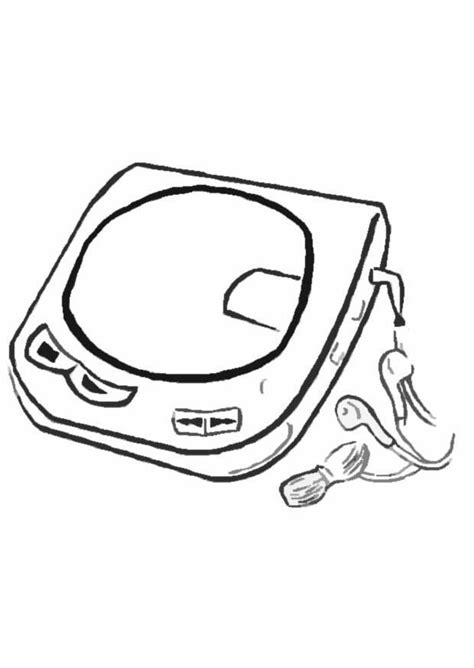 Download Coloring Page CD player - free printable coloring pages - Img 8713