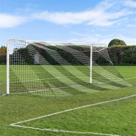 Striped Two Color Soccer Goal Netting Net World Sports