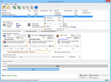 A video compressor is a piece of software that reduces your video file size by removing details in the data. Download Video Compressor 2019