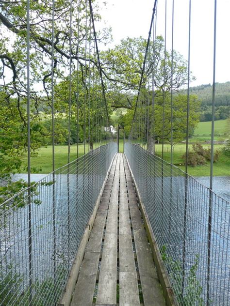 Suspension Footbridge Over River Lyon © Russel Wills Geograph