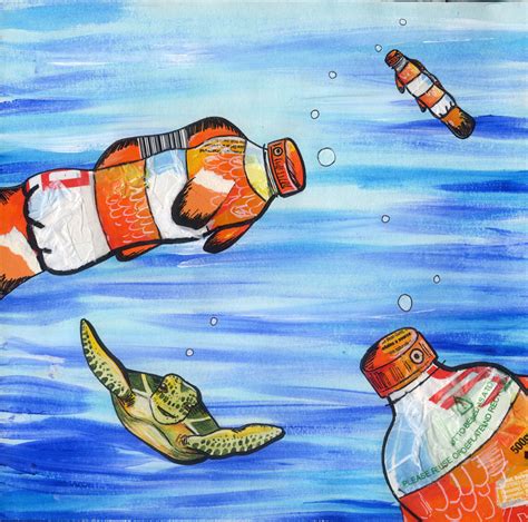 √ Water Pollution Drawing