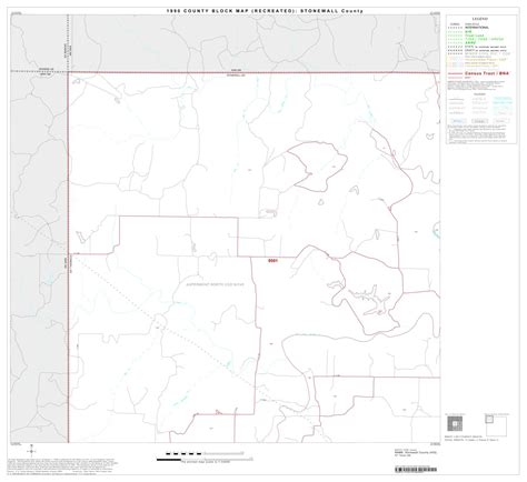 1990 Census County Block Map Recreated Stonewall County Block 1