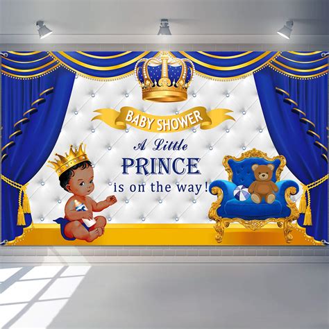 Buy Royal Prince Baby Shower Decoration For Boys Royal Blue Baby