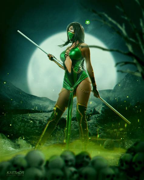 Jade Mortal Kombat Cosplay Gamer Poster Etsy