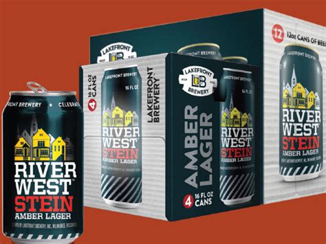 As Part Of Rebrand Lakefront Brewery To Offer New Look Riverwest Stein In Cans