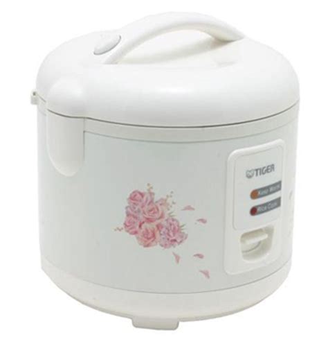 Tiger JAZ A18U Electric Rice Cooker And Warmer With Steam Basket White