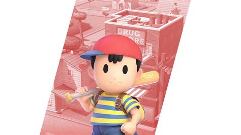 Super Smash Bros Ultimate Ness Wallpapers Cat With Monocle
