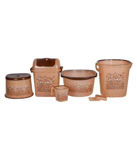 Cheap suites to designer the price is very competitive and the delivery and service from the plumbworld team was top notch. Nayasa Plastic Bathroom Bucket Set: Buy Nayasa Plastic ...