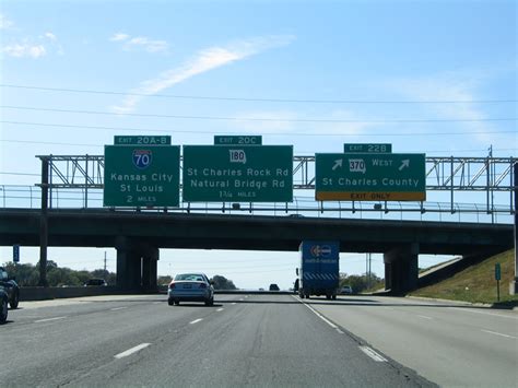 Interstate 70 Mile Marker Map Missouri