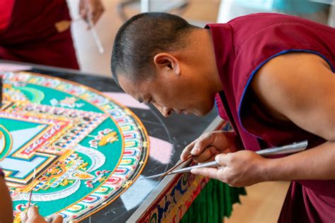 Mandala Sand Painting By The Mystical Arts Of Tibet Asia Society