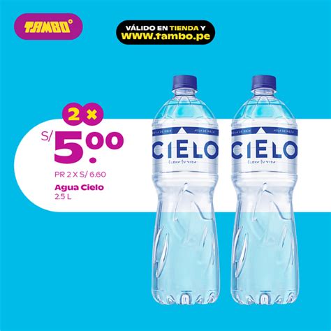 Agua Cielo 2 5L Oferta En Tambo