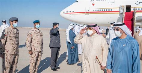 Video King Of Bahrain Arrives In Abu Dhabi Dubai 92 The Uaes Feel