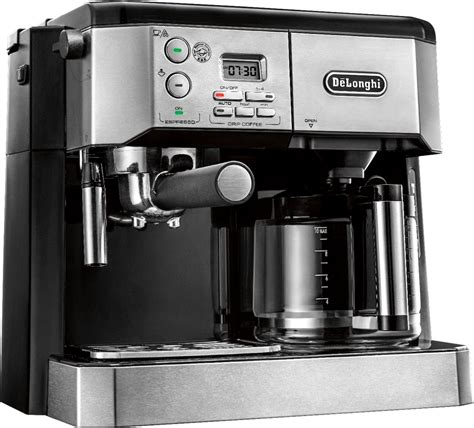 Due to technical issues in the warehouse, your order may . DeLonghi 10-Cup Coffee Maker and Espresso Maker Stainless ...