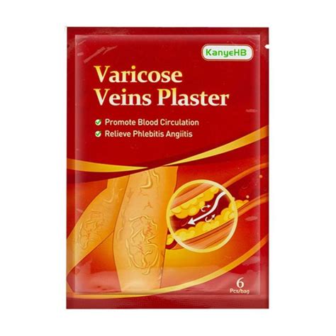 Varicose Vein Plaster 6 Patchesbag Promote Blood Circulation