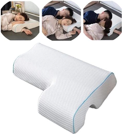 Couples Pillow Breathable Memory Foam Pillow For Arm Rest Arched Cuddle Anti Hand Pressure