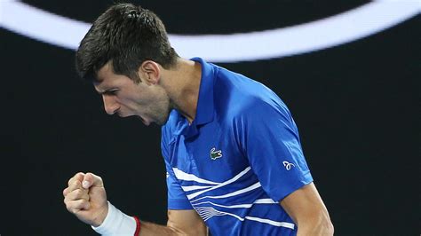 Australian Open 2019 Novak Djokovic Defeats Lucas Pouille Score