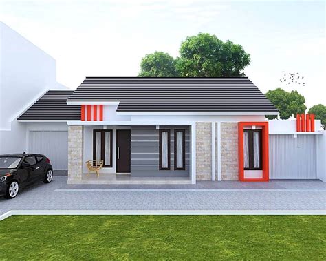 Contoh gambar desain rumah minimalis sederhana di luar negeri. Rumah Minimalis Sederhana Type 45 1 Lantai Tampak Depan ...