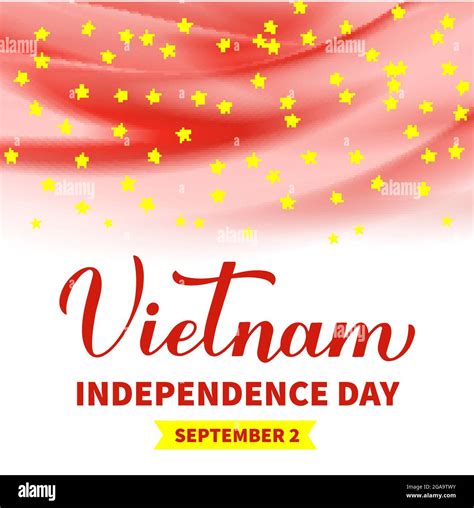 Vietnam Independence Day Typography Poster Vietnamese National Holiday