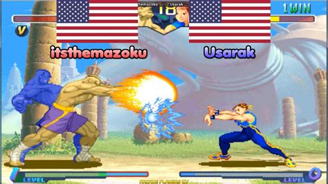 Street Fighter Alpha 2 Itsthemazoku Usa Vs Usarak Usa Sfa2 Youtube