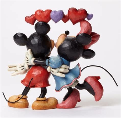 Jim Shore Disney Traditions Mickey And Minnie Love Is In The Air