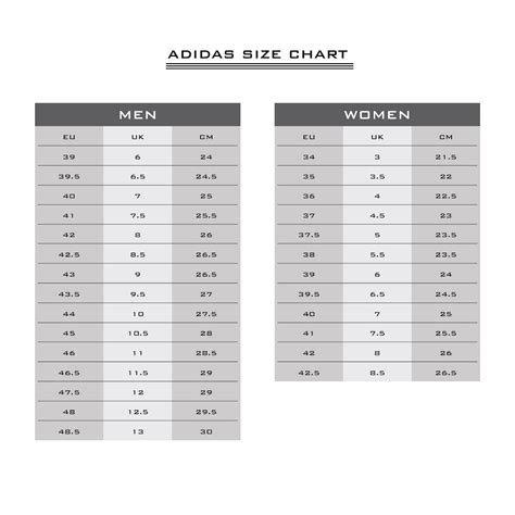 Adidas Shoe Size Chart Up To 50 Off Adidas Shoes And Apparel Sale