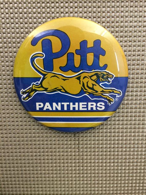 Throwback Pitt Panthers Button Pitt Panthers Pittsburgh Panthers