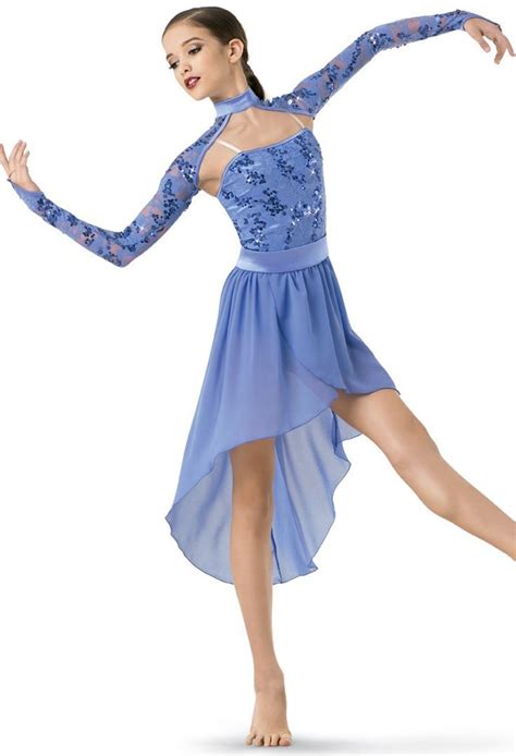 Weissman® Sequin And Mesh Dress With Shrug Pretty Dance Costumes Dance Costumes Dresses