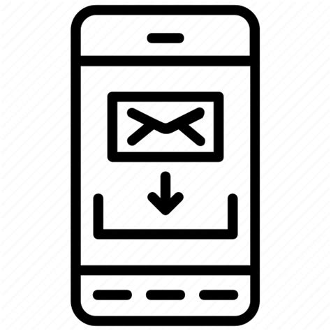 Incoming message, message, mobile message, mobile text, sms icon ...